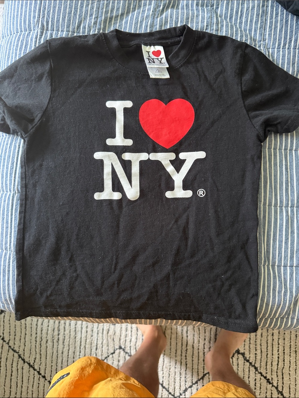 I Heart NY Black Kids T-Shirt